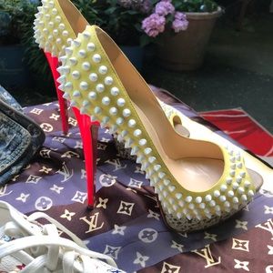 Christian louboutin spike heels